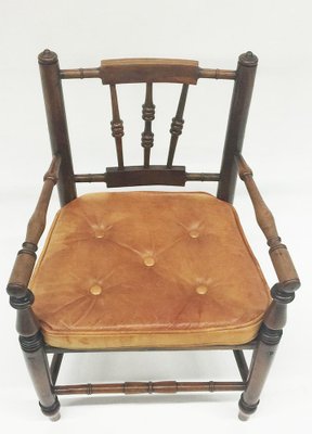 19th Century Fruit Wood Childs Chair-UCH-1224691