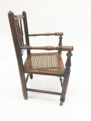 19th Century Fruit Wood Childs Chair-UCH-1224691