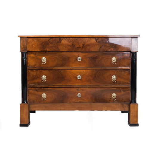 19th Century German Biedermeier Chest of Drawers, France