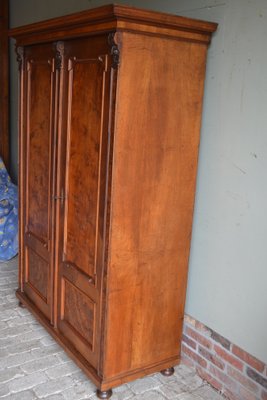 19th Century German Walnut Cupboard, 1890s-GTG-1756177