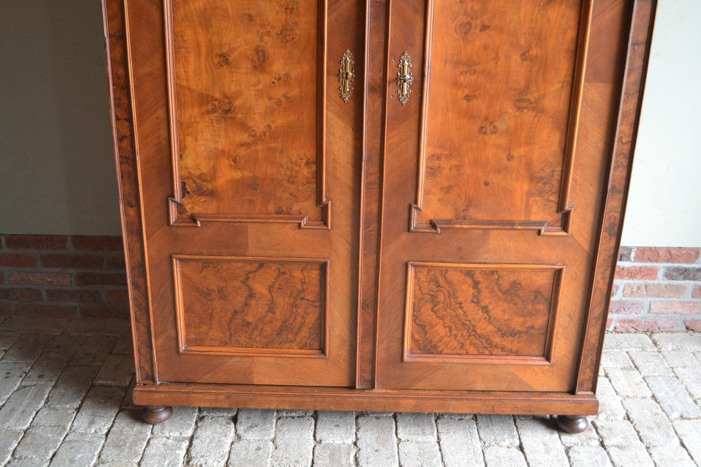 19th Century German Walnut Cupboard