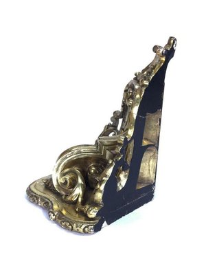 19th Century Gilded Corner Wall Bracket-UCH-1224548