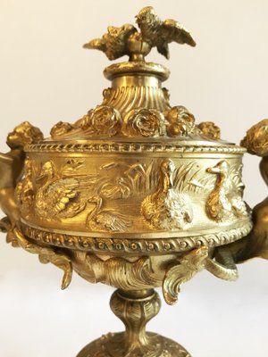 19th Century Gilt Bronze Cups, France, Set of 2-WIM-1150878