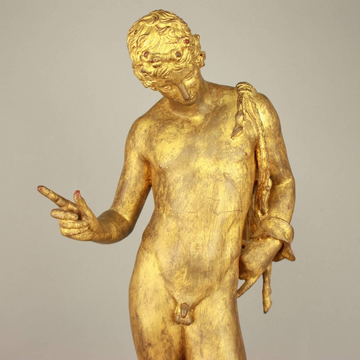 19th Century Gilt-Bronze Sculpture of Dionysus