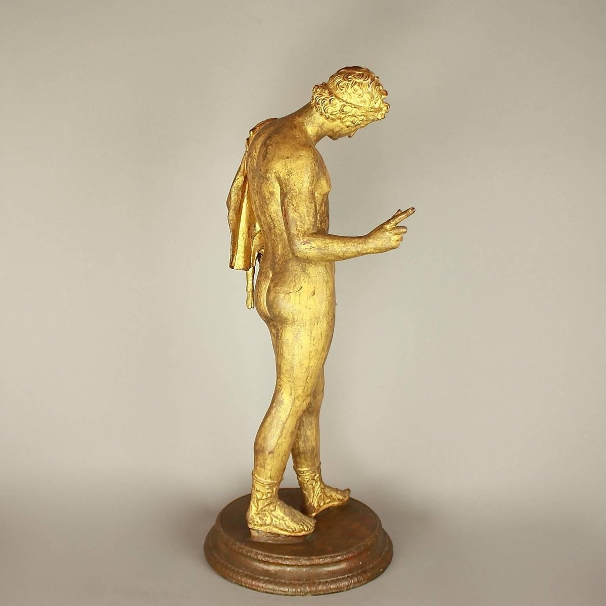 19th Century Gilt-Bronze Sculpture of Dionysus