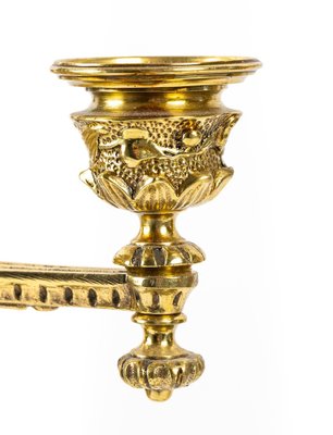 19th Century Gilt Bronze Torches by F Barbedienne, Set of 2-UQL-1187624