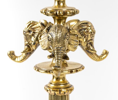 19th Century Gilt Bronze Torches by F Barbedienne, Set of 2-UQL-1187624