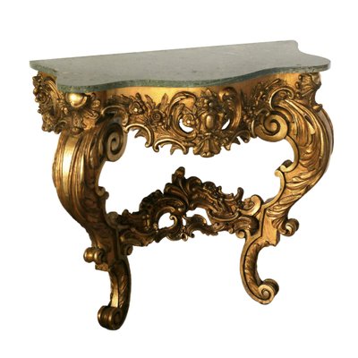 19th Century Giltwood Console Table-WMV-1433244