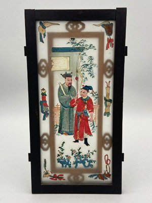 19th Century Glass and Wood Fixed Lantern Plate-QKG-1452506