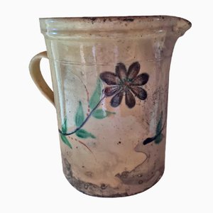 19th Century Glazed Earthenware Savoie Pitcher-GSF-1811560