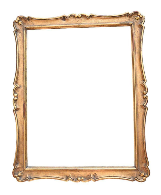 19th Century Golden Wood Frame