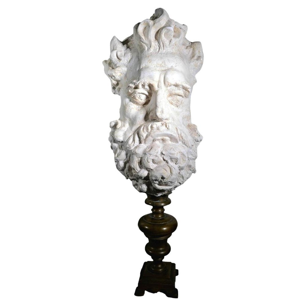 19th Century Grand Sculpture of Zeus, 1880s