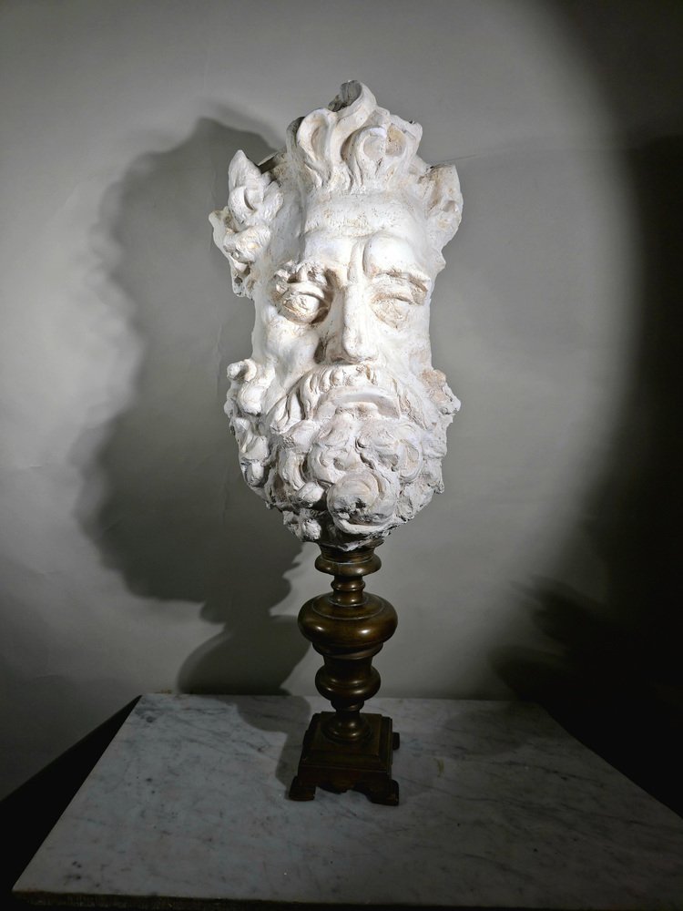 19th Century Grand Sculpture of Zeus, 1880s