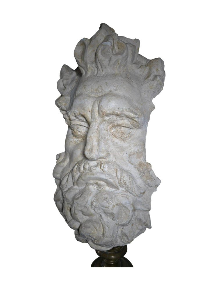 19th Century Grand Sculpture of Zeus, 1880s