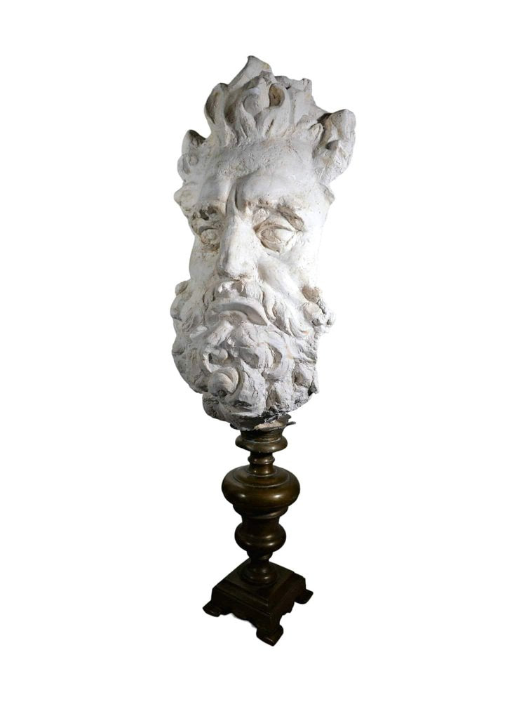 19th Century Grand Sculpture of Zeus, 1880s