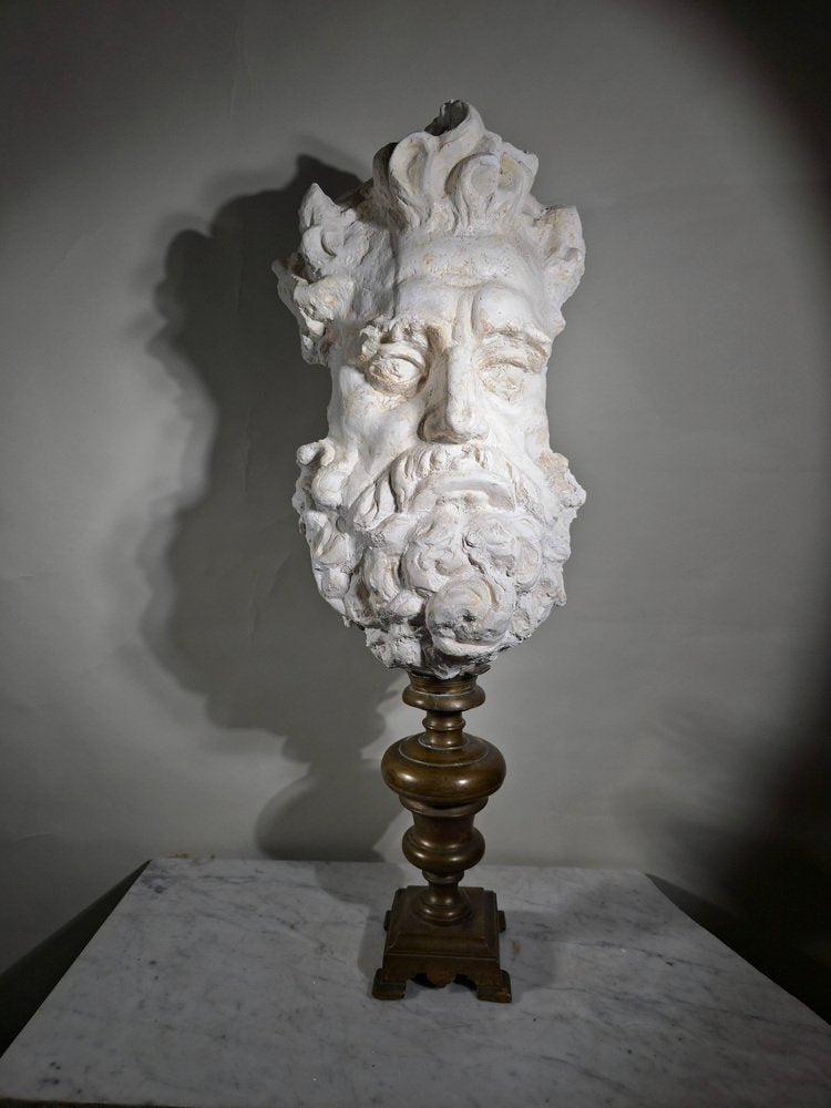 19th Century Grand Sculpture of Zeus, 1880s