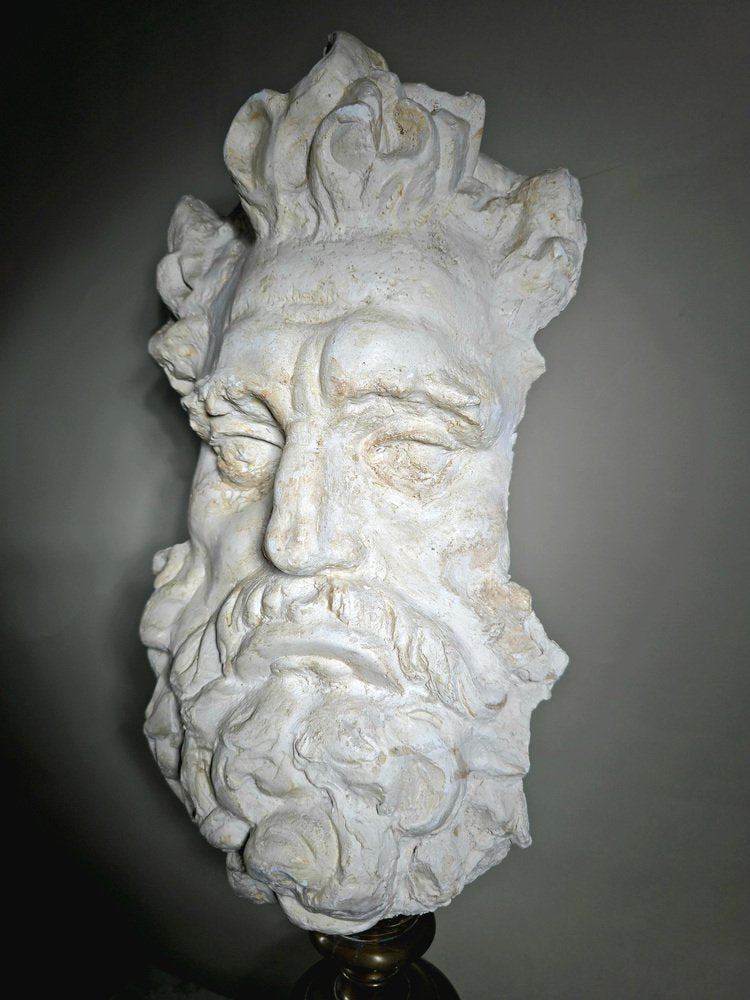 19th Century Grand Sculpture of Zeus, 1880s