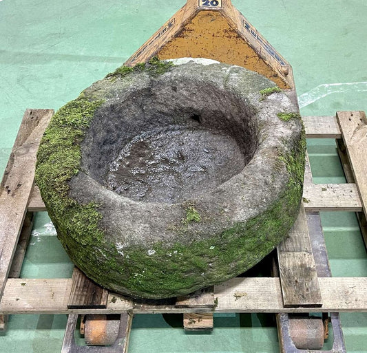 19th Century Granite Trough in Round Shape