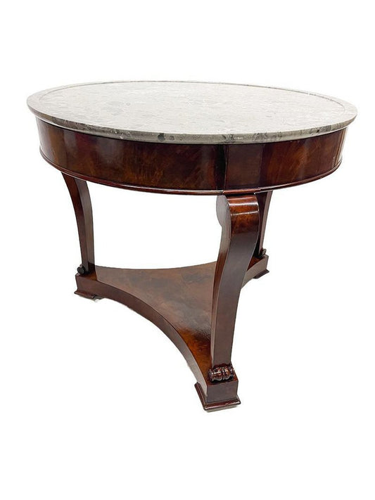 19th Century Grey Marble Top Table