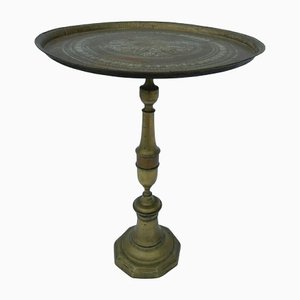 19th Century Gueridon Table in Bronze & Brass-QKG-1363708