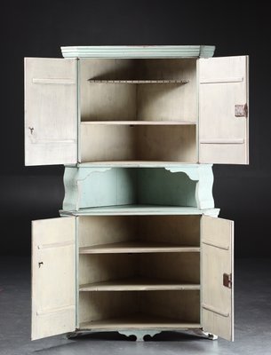 19th Century Gustavian Corner Cabinet-VAP-824200