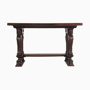 19th Century Hand Carved Walnut Desk from Testolini & Salviati-NJV-709651