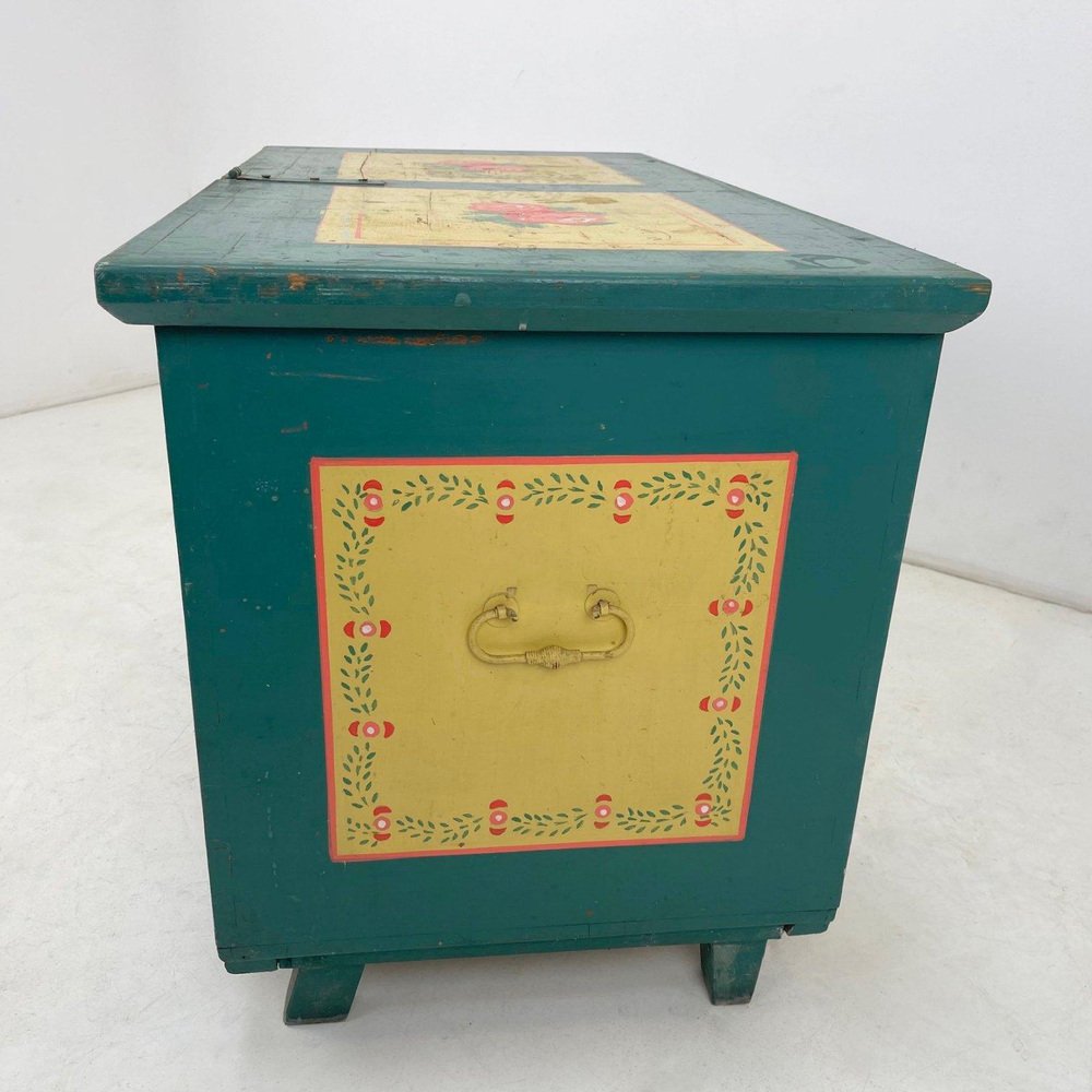 19th Century Hand Painted Chest or Trunk