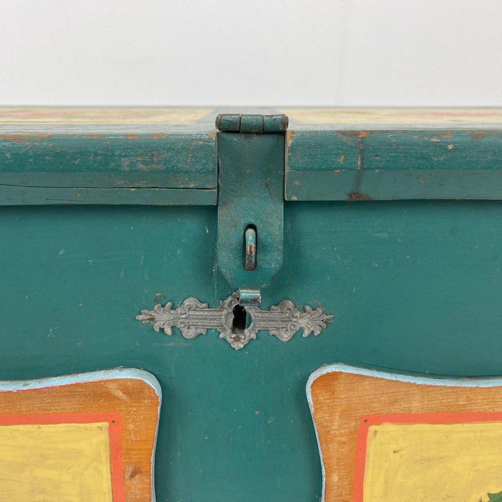 19th Century Hand Painted Chest or Trunk