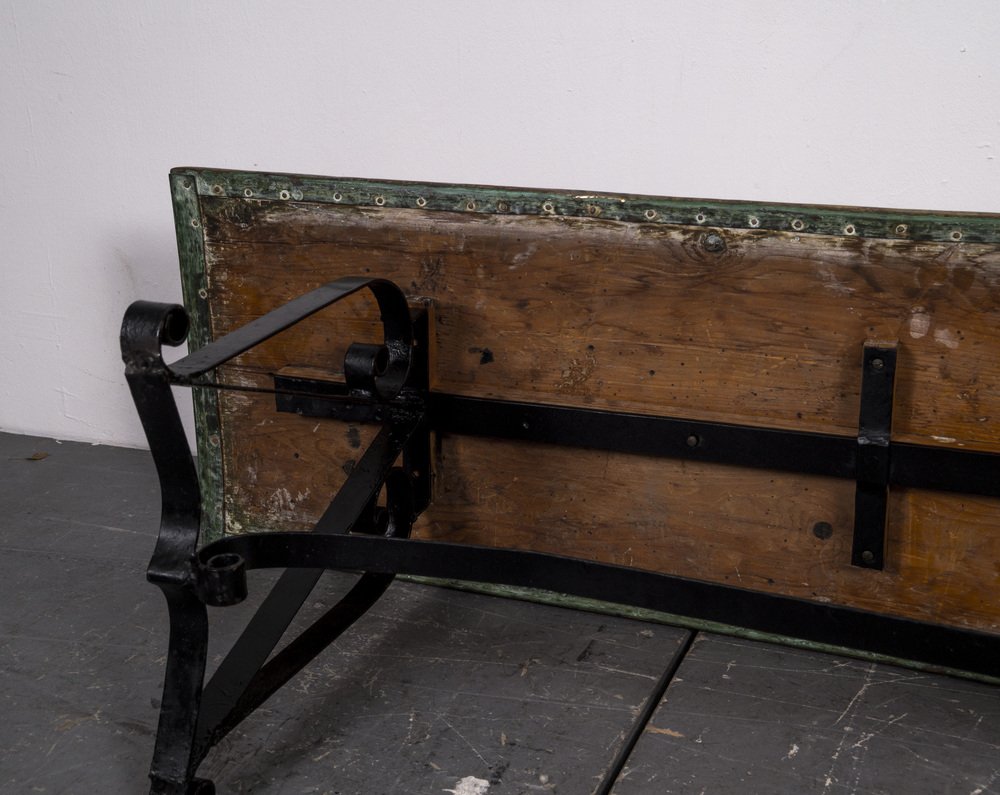 19th Century Handcrafted Copper Bench