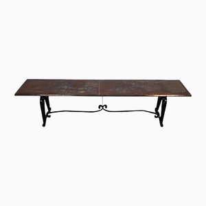 19th Century Handcrafted Copper Bench-VLO-1334934