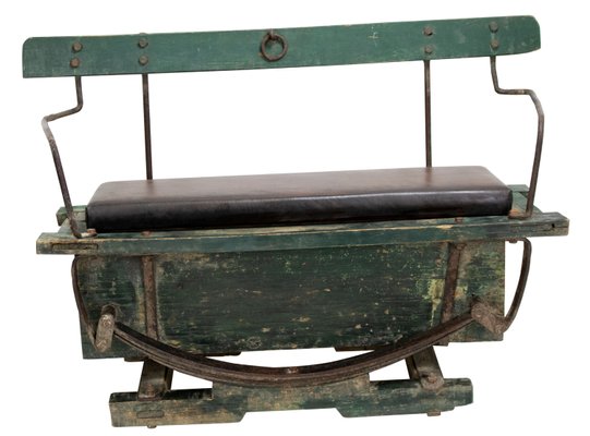 19th Century Horse Carriage Bench, 1870s-YZB-2035601