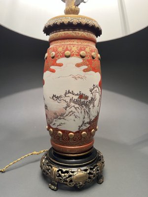 19th Century Imari Porcelain Lamp, Japan, 1890s-EK-1756648