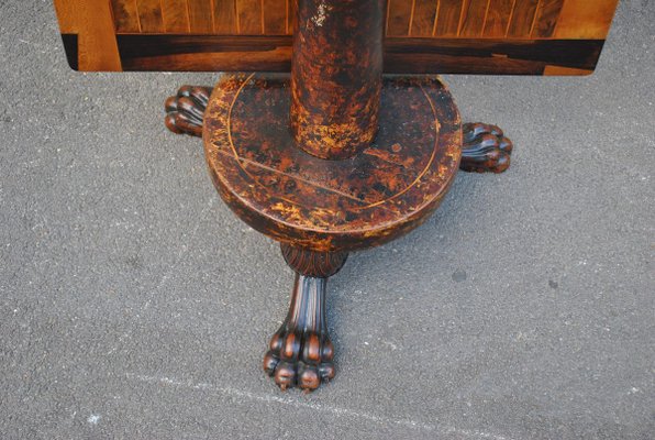 19th Century Inlay Rosewood Campanino Table-SYQ-782296