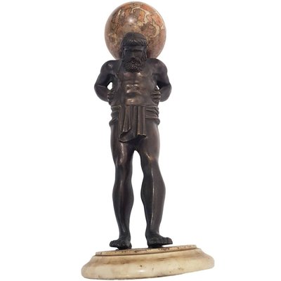 19th-Century Italian Bronze Statue of Atlas-ZCI-752739