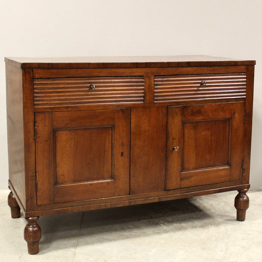 19th Century Italian Charles X Sideboard in Walnut