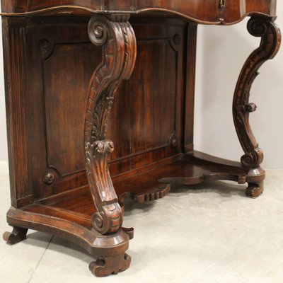 19th Century Italian Charles X Walnut Console-UMS-1245305