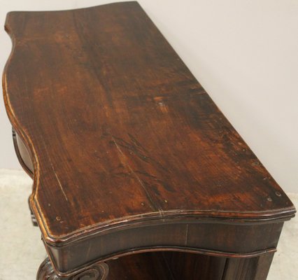 19th Century Italian Charles X Walnut Console-UMS-1245305