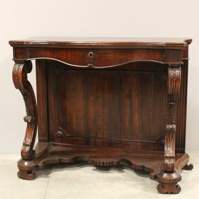 19th Century Italian Charles X Walnut Console-UMS-1245305