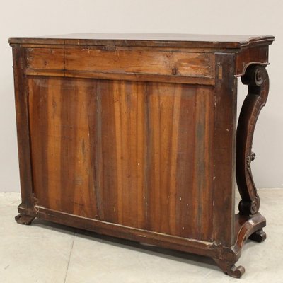 19th Century Italian Charles X Walnut Console-UMS-1245305