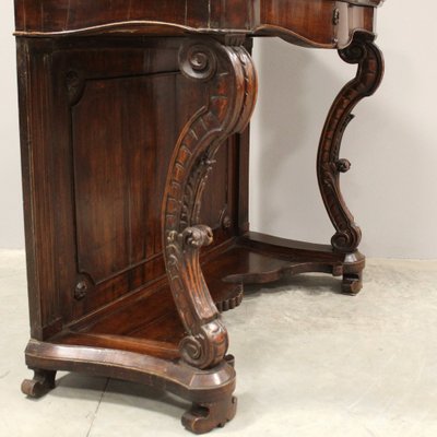 19th Century Italian Charles X Walnut Console-UMS-1245305