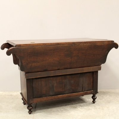 19th Century Italian Cupboard-Chest in Walnut-UMS-2020482