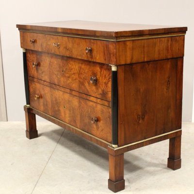 19th Century Italian Empire Chest of Drawers in Walnut-UMS-1324147