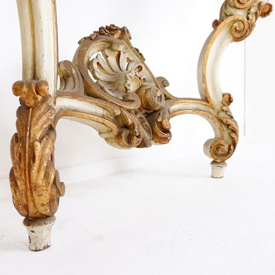 19th Century Italian Louis XVI Style Carved Wood Console Planter-NYF-2018937