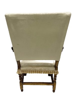 19th Century Italian Throne Armchair-UCH-1787321