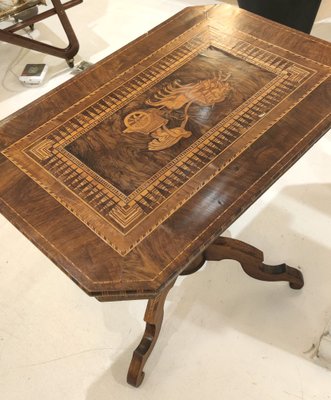 19th Century Italian Walnut Tilt-Top Side Table-RFP-1378345