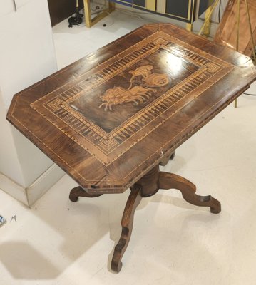 19th Century Italian Walnut Tilt-Top Side Table-RFP-1378345