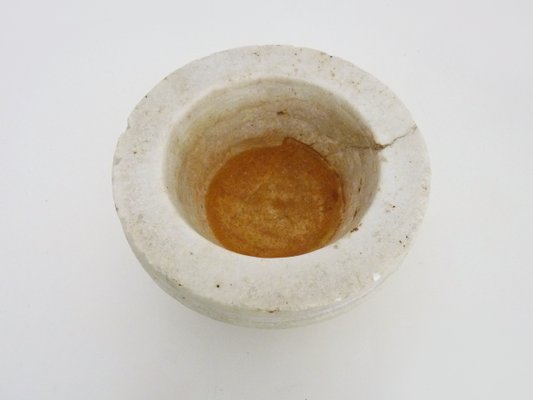 19th Century ivory Marble Mortar-MZP-2019787