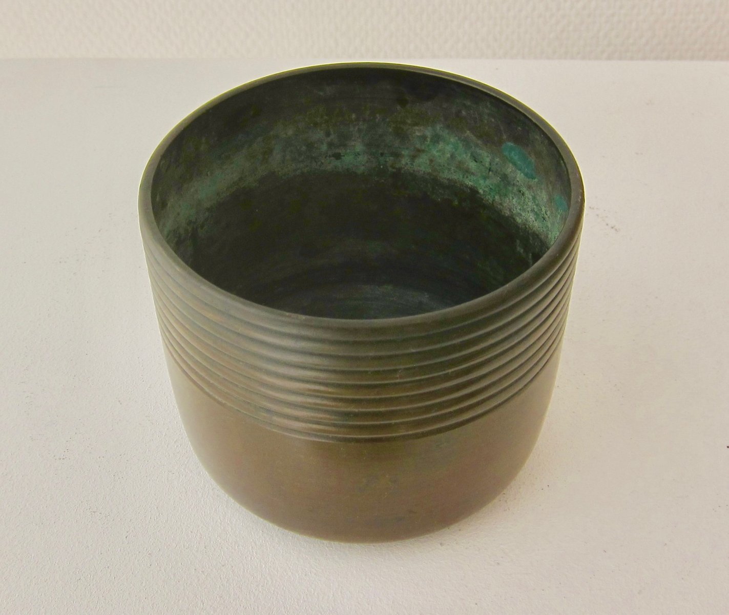 19th Century Japanese Bronze Pencil Bowl and Planter, 1890s