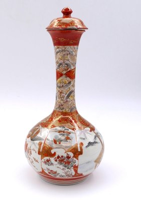 19th-Century Japanese Kutani Vases, Set of 3-ZCI-752300