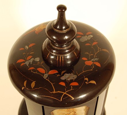 19th Century Japanese Lacquered Cigar Cellar-AWH-557846